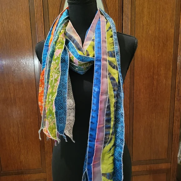 Beautiful Multicolor Indian Scarf - Picture 5 of 6